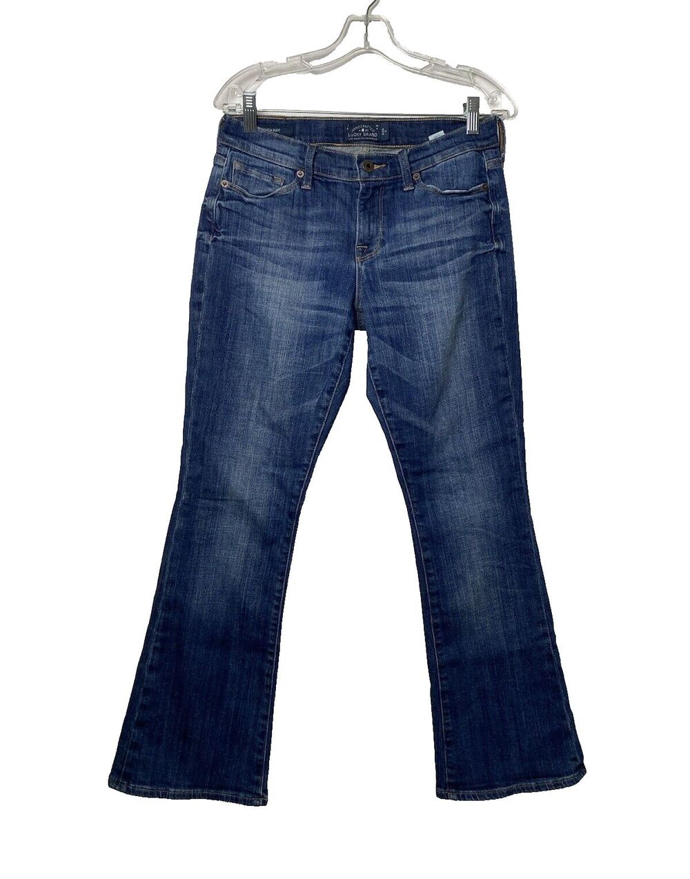 Lucky Brand Sofia Bootcut Jeans Womens Blue Size 6/28 Stretch Pockets Mid Rise